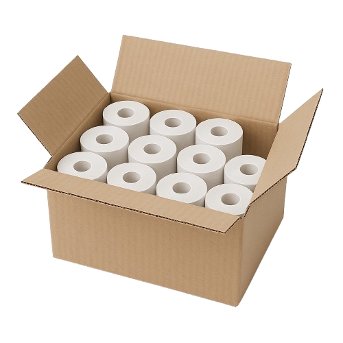 Rollos papel térmico en blanco  79mmx60m, 55gr (Caja 80 unid) (copia)